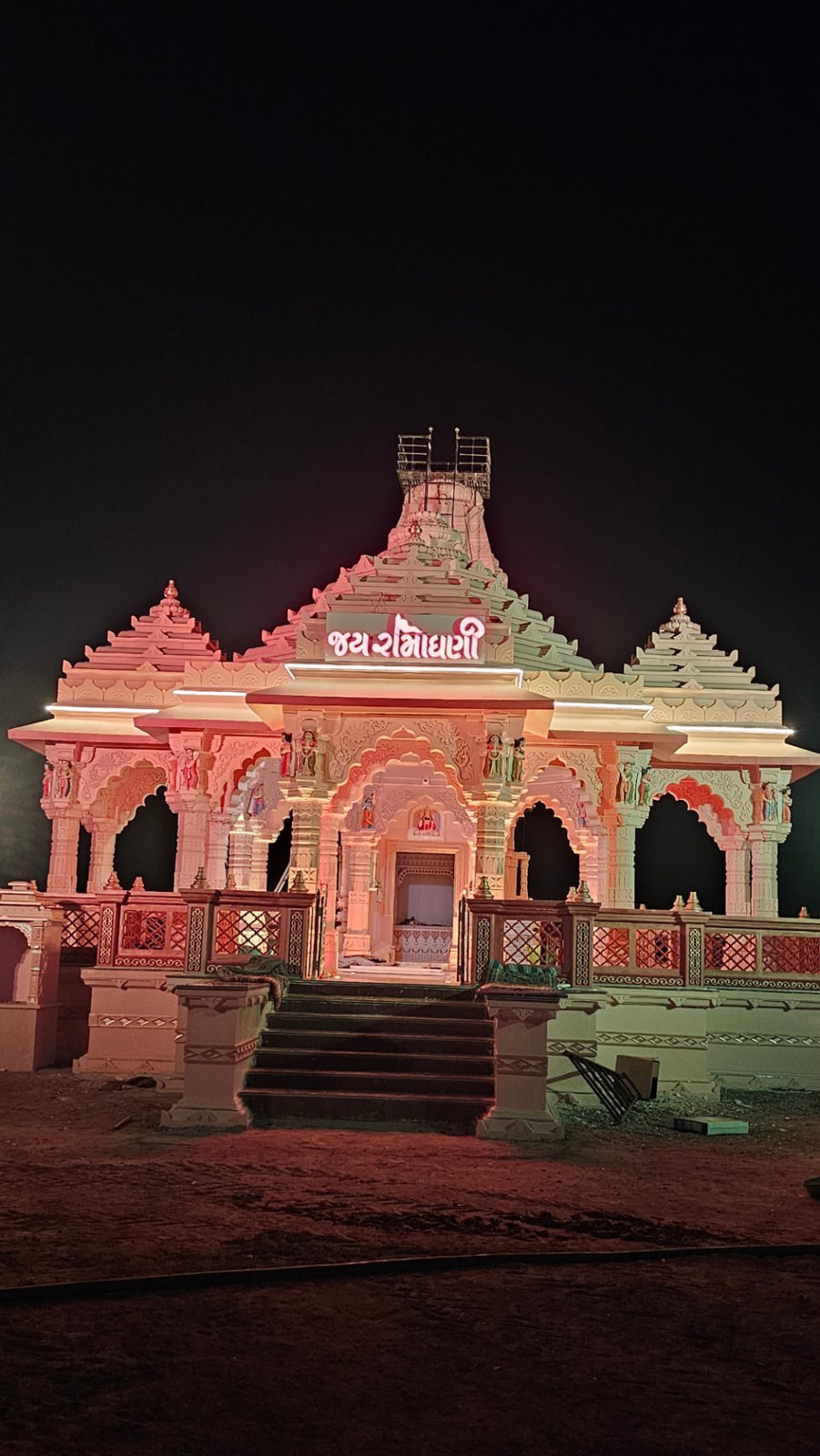 Jay Ramodhani Temple — Façade Illumination